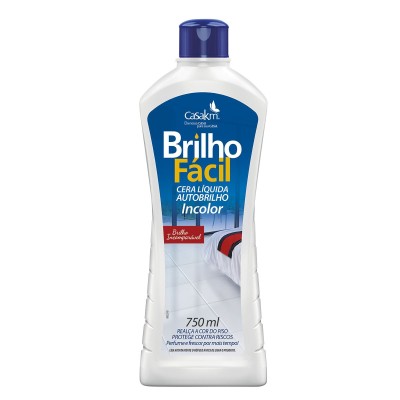 Cera brilho facil incolor 750ml