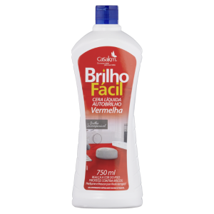 Cera brilho facil vermelha 750ml