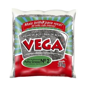 Palha de aço Vega Nº 2