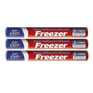 Saco plast. life clean 22,5x37cm c/50