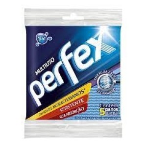 Pano perfex c/5 azul ype