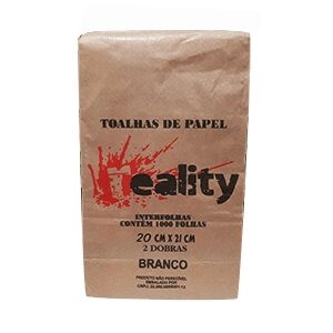 Papel toalha 2d fs bco reality c/1000
