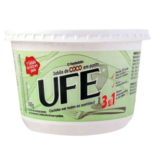 Sabão pasta Ufe coco